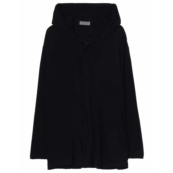 80/- COTTON LINEN VOILE HOOD ZIPPER CARDIGAN