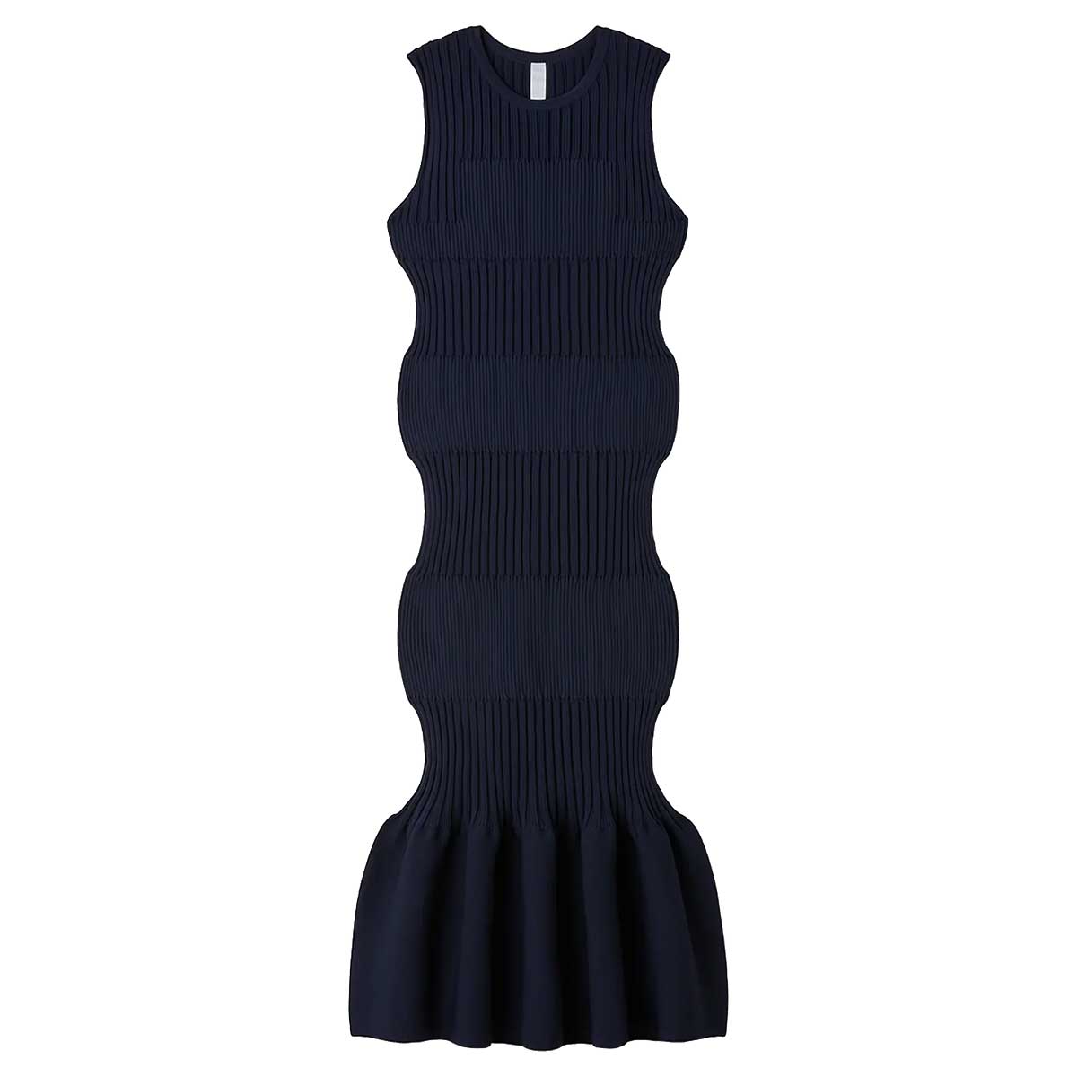 CFCL | FLUTED SLEEVELESS MERMAID DRESS