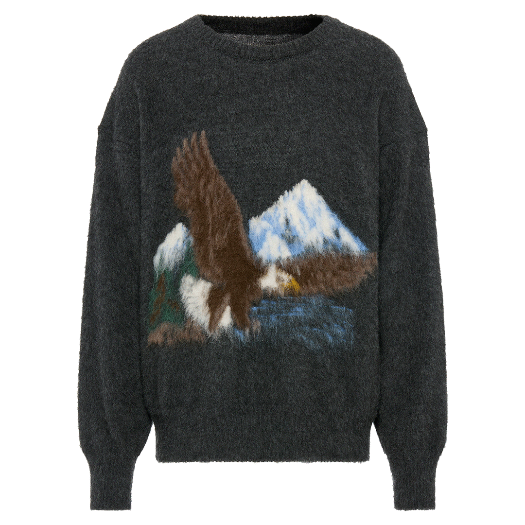 BRUSHED EAGLE PULLOVER