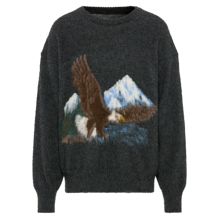 BRUSHED EAGLE PULLOVER