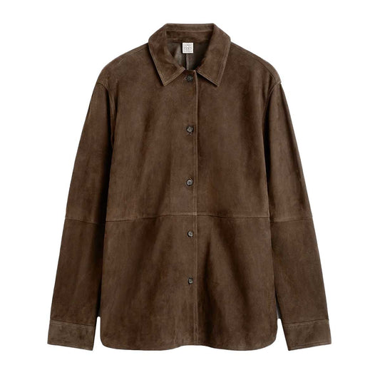 TOTEME - Soft suede overshirt