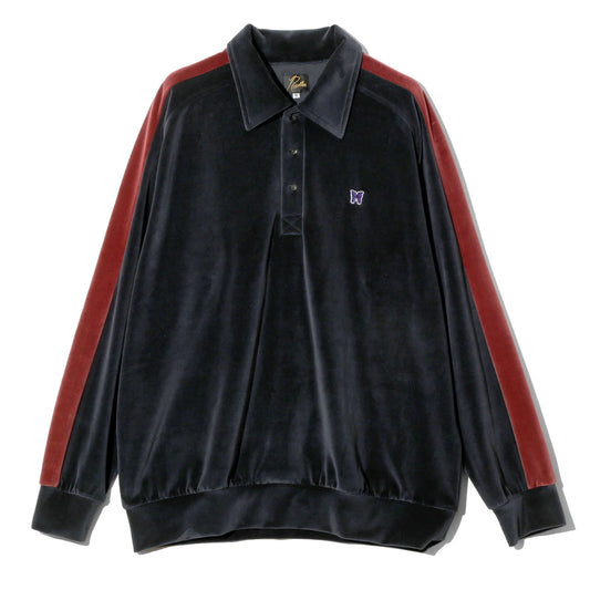 Side Line Pullover Shirt - C/PE Velour