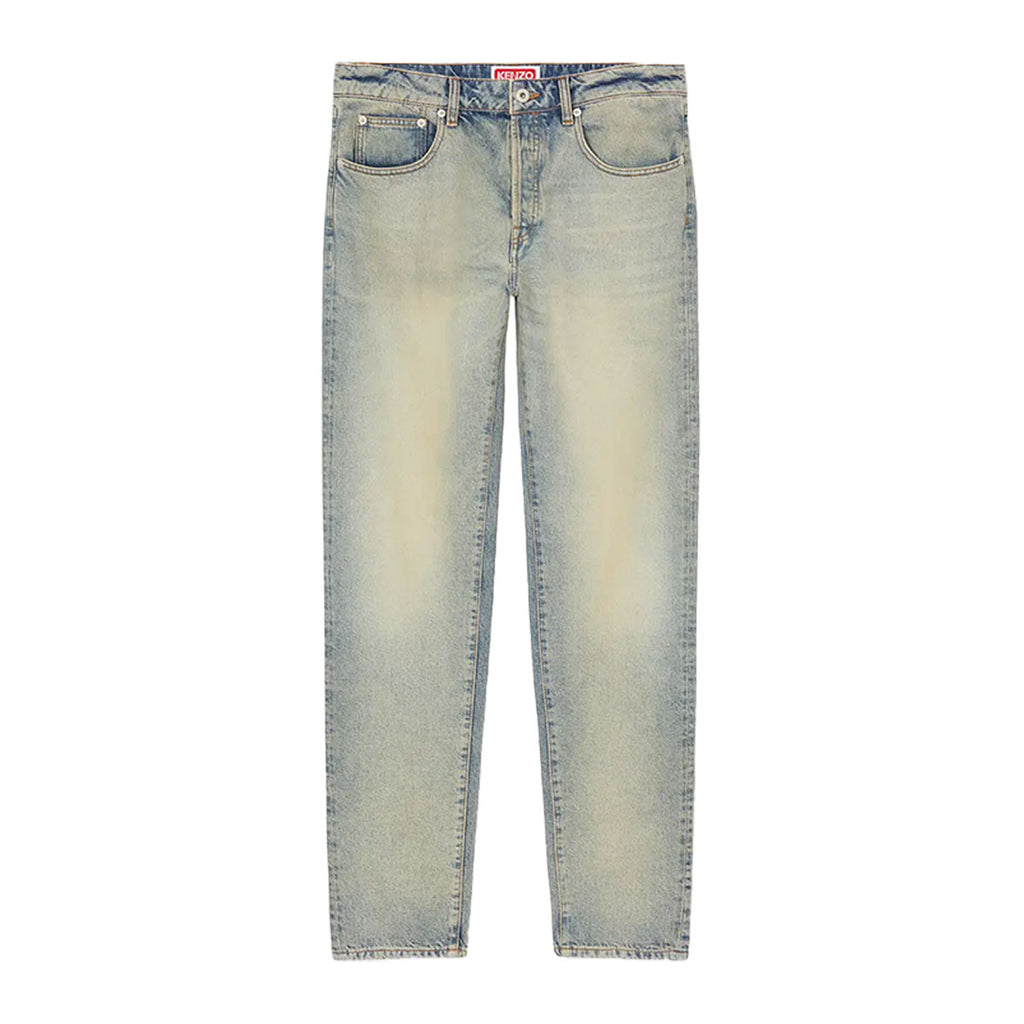 KENZO DRAWN VARSITY' スリム フィット BARA ジーンズ | Why are