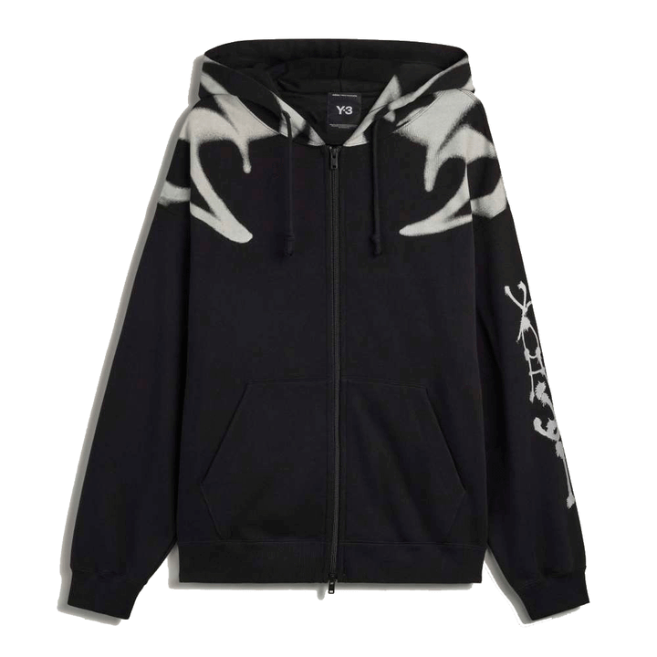 Y-3 CHITO GRAPHIC FRENCH TERRY ZIP HOODIE