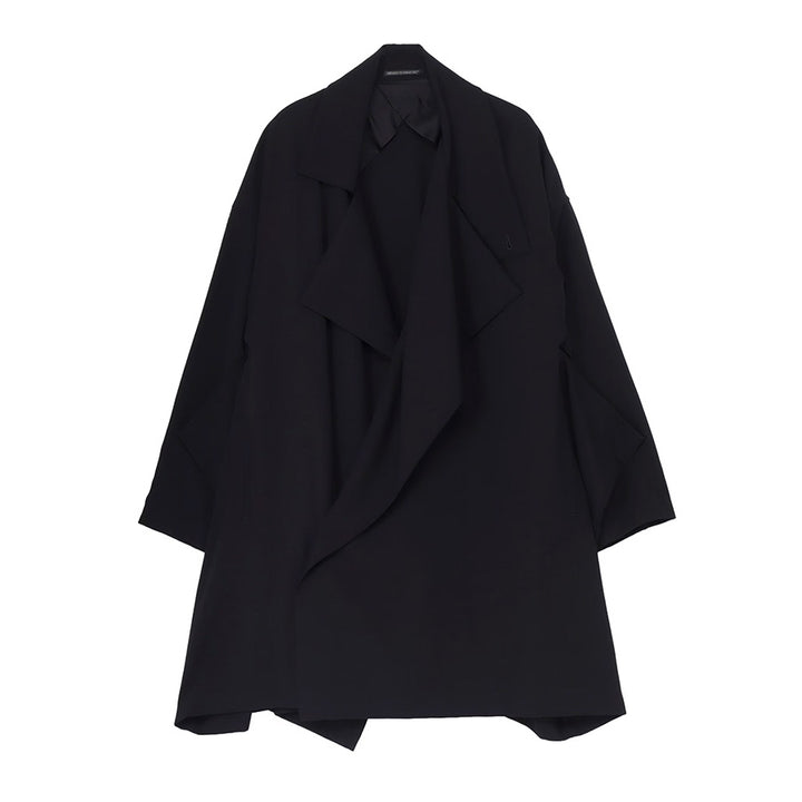 Yohji Yamamoto - WOOL GABARDINE SMOOTH COAT