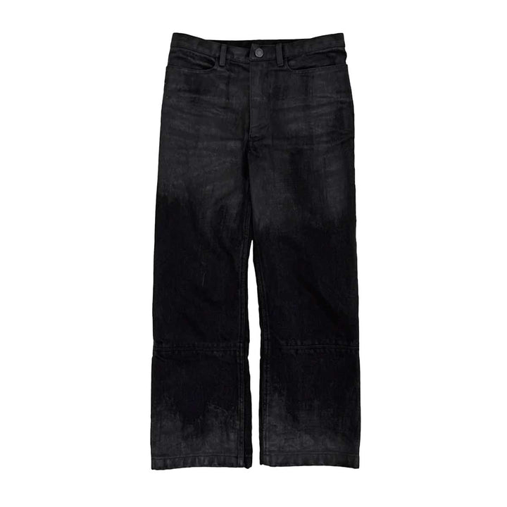 HYACYN - Etteragic Pants Black Denim Washed Waxed