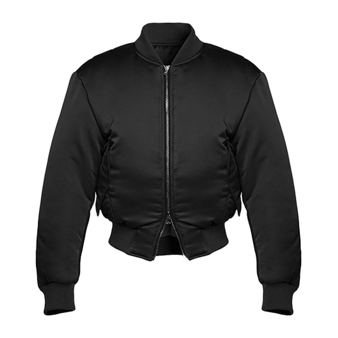 Max Satin Pillow Bomber Jacket