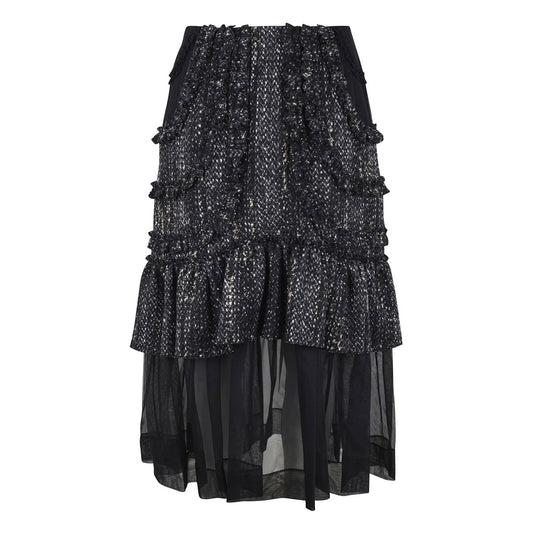 Simone Rocha - Multi Frill Patchwork Fray Skirt