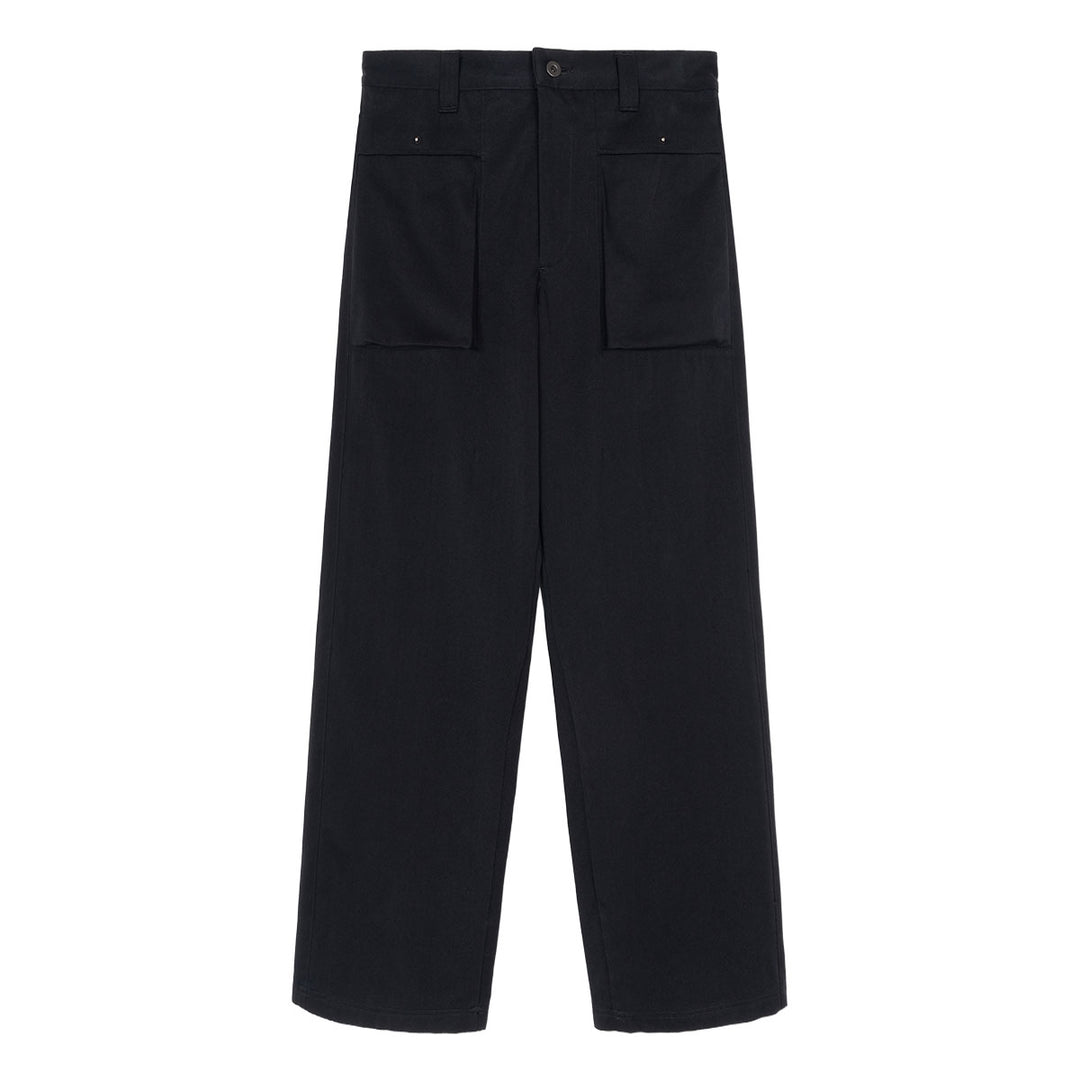 Rue Darted Fatigue Pants in Cotton/Silk/Cupro