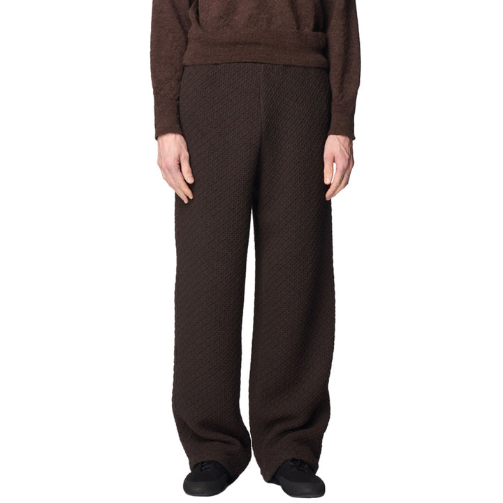 STRAIGHT WOVEN TROUSERS