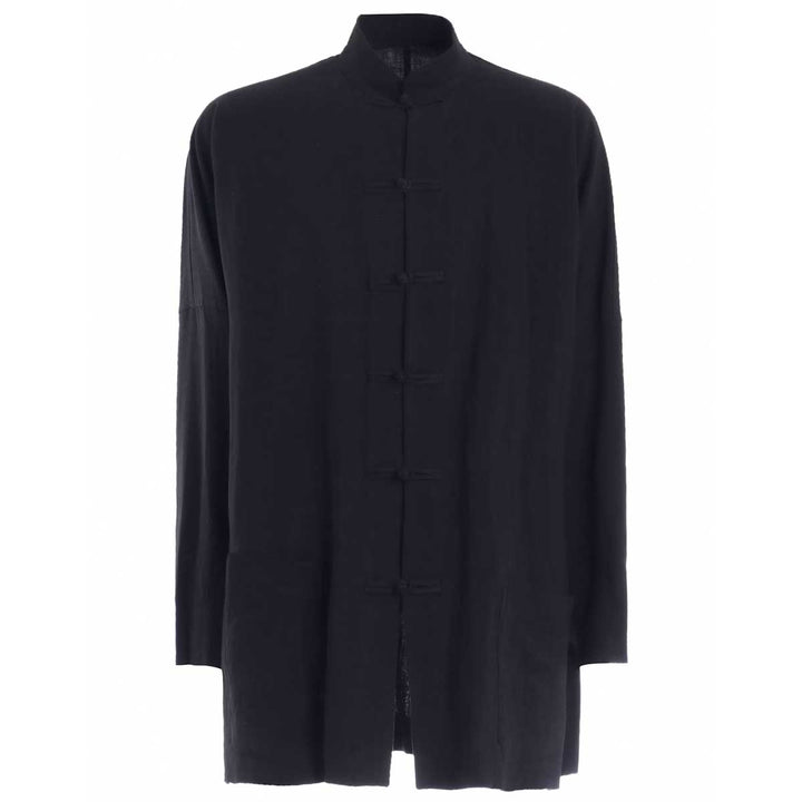 Ys for men - RY/LI CLOTH CHINA BUTTON STAND COLLAR SHIRT