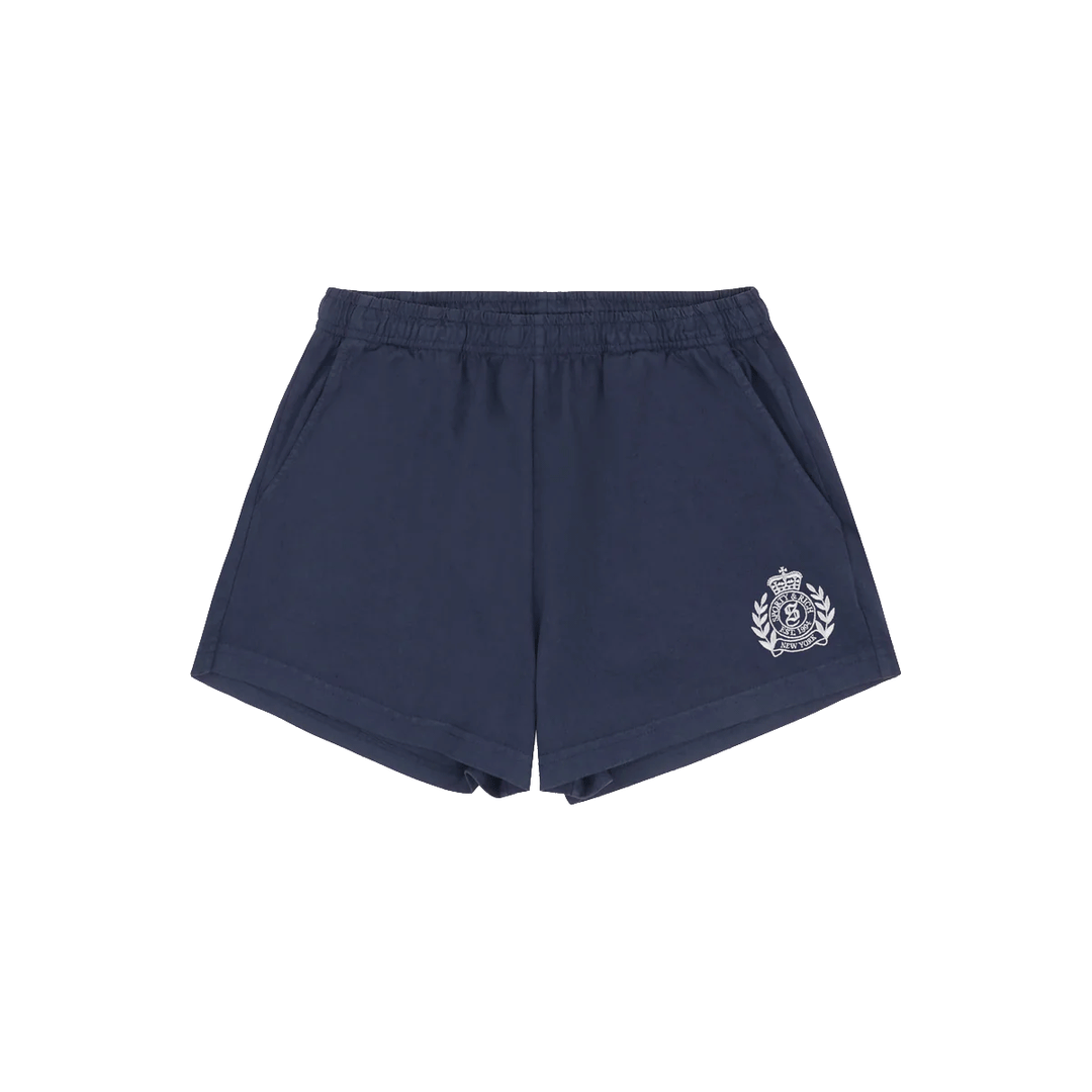 NY Crest Embroidered Disco Short