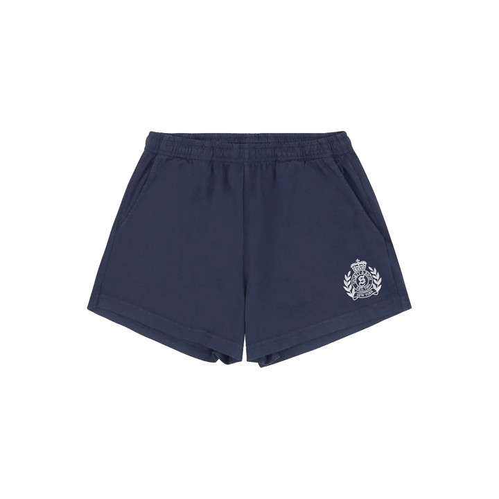 NY Crest Embroidered Disco Short