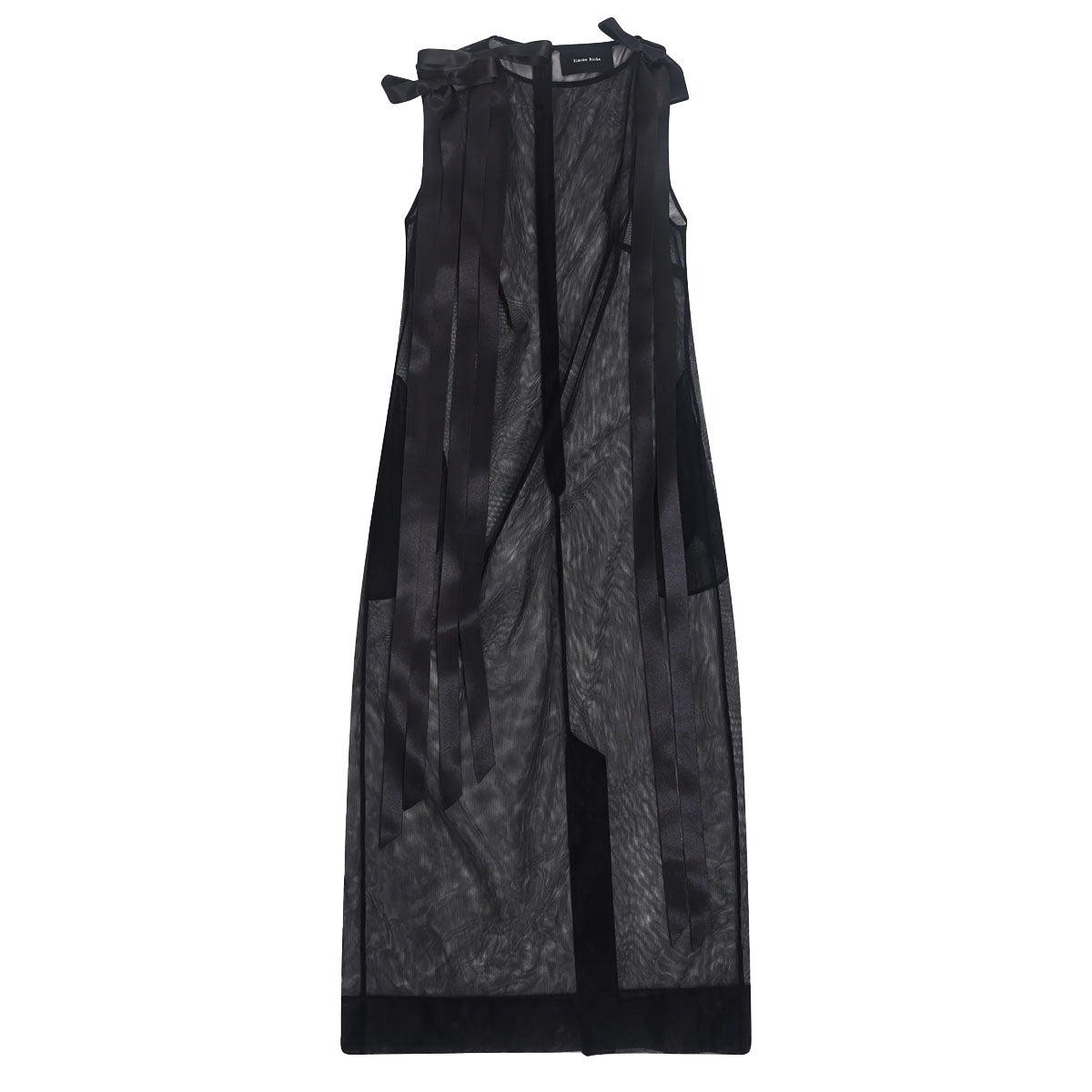 Simone Rocha (シモーン・ロシャ) | Sheer Bow Ribbon Tail Dress