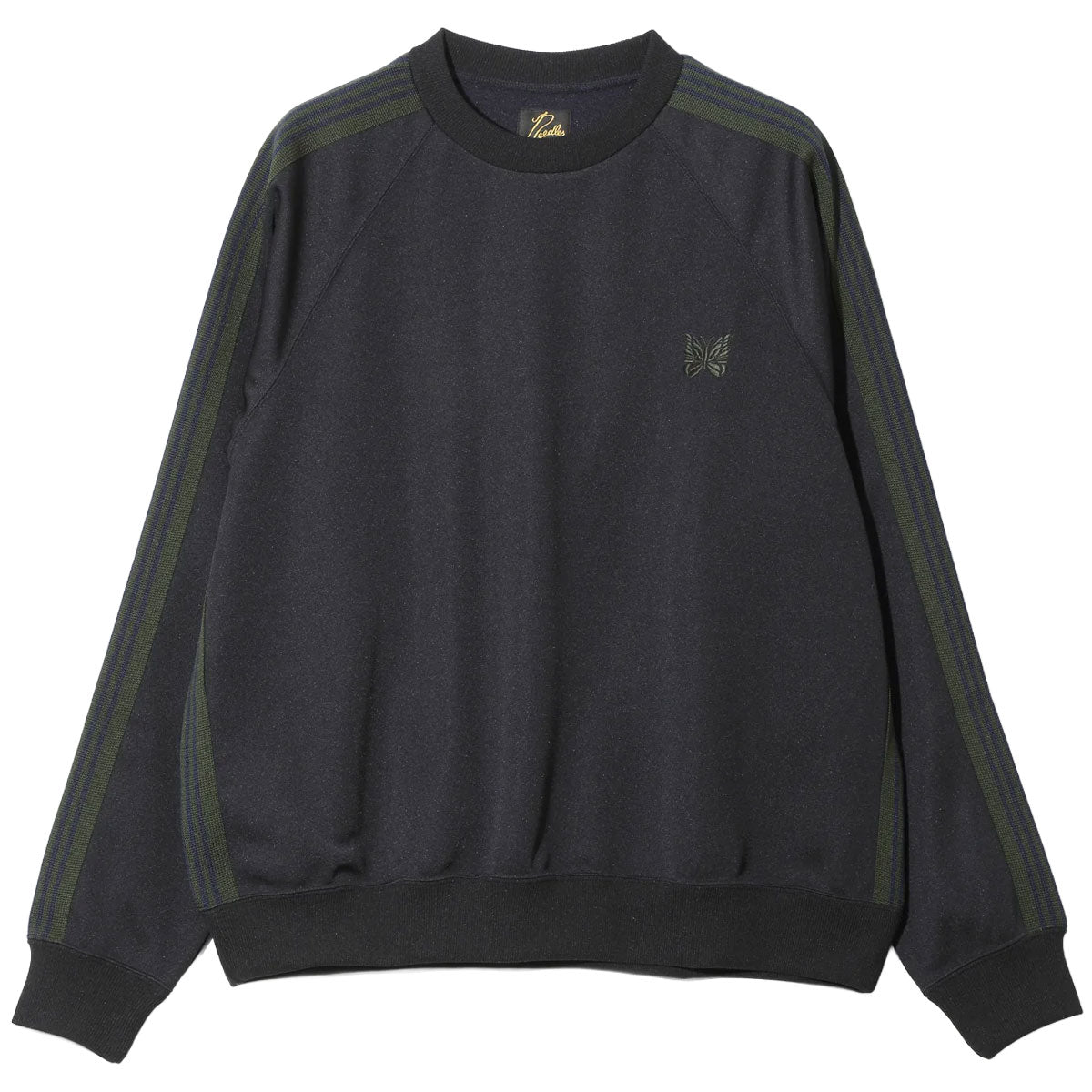 Needles トラッククルーネックシャツ グレー L NEEDLES(ニードルズ) | Track Crew Neck Shirt - Poly Smooth トラック