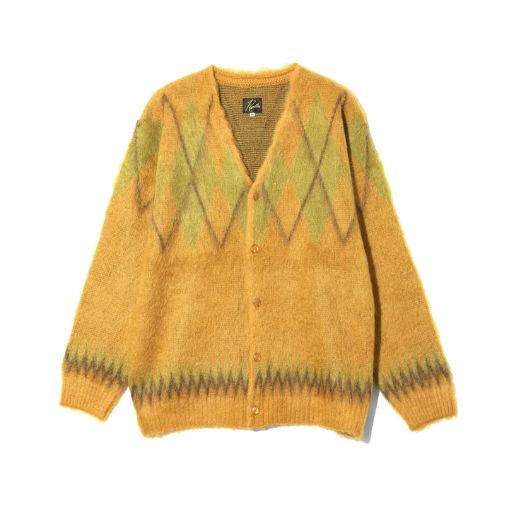 Mohair Cardigan - Argyle