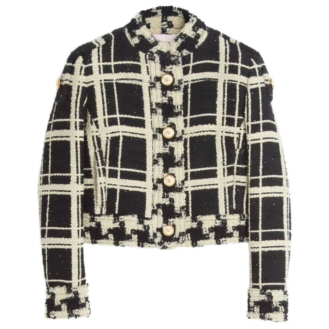Valentino - チェックツイードジャケット