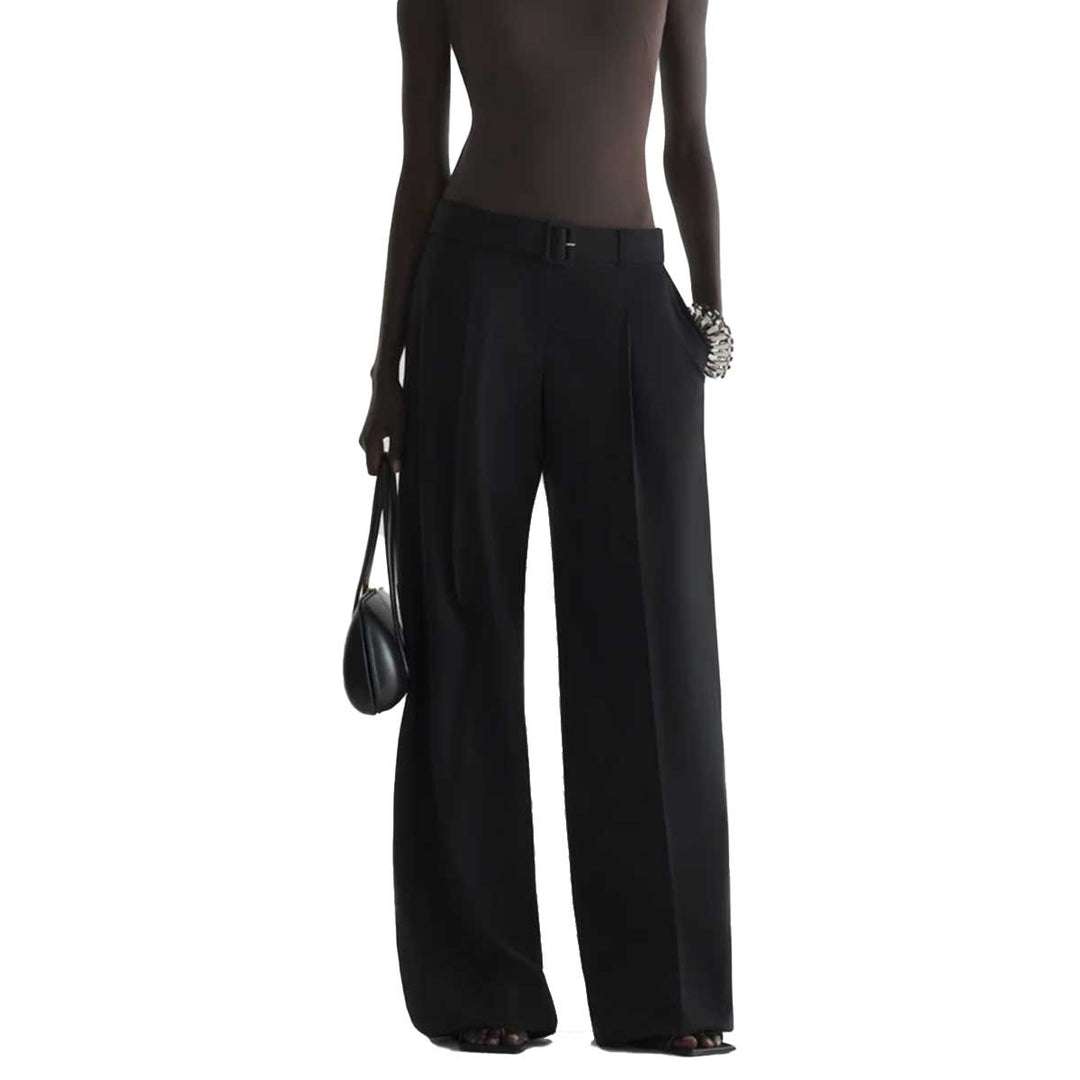Mugler - Wide belted trousers