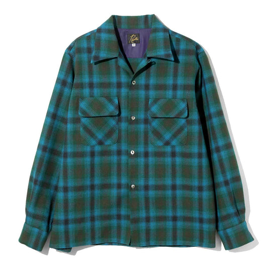 Classic Shirt - Green - Wool Ombre Plaid