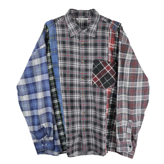 Needles - Flannel Shirt -> 7 Cuts Wide Shirt(A)