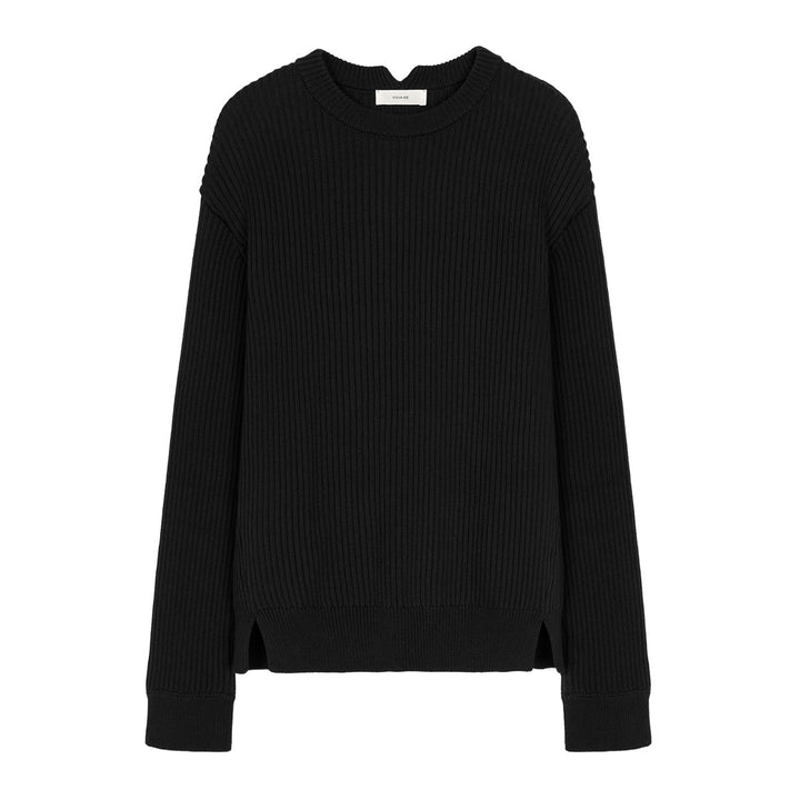 Barrett Ribbed Sweater in Cotton/Yak