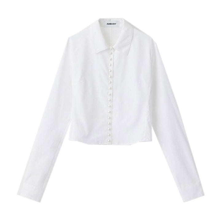 AMBUSH® - FITTED PEARL BUTTON SHIRT