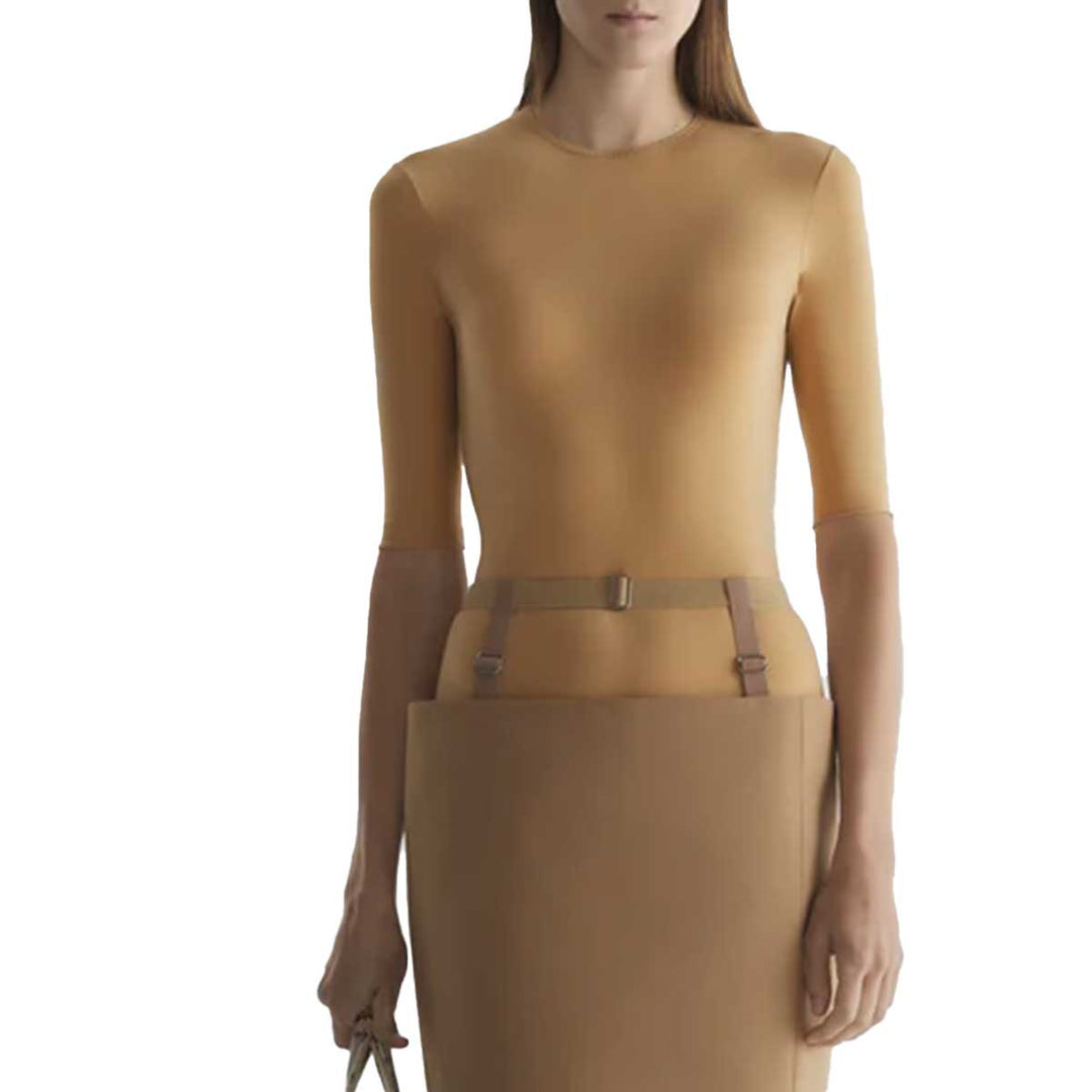 Mugler - Second skin jersey top