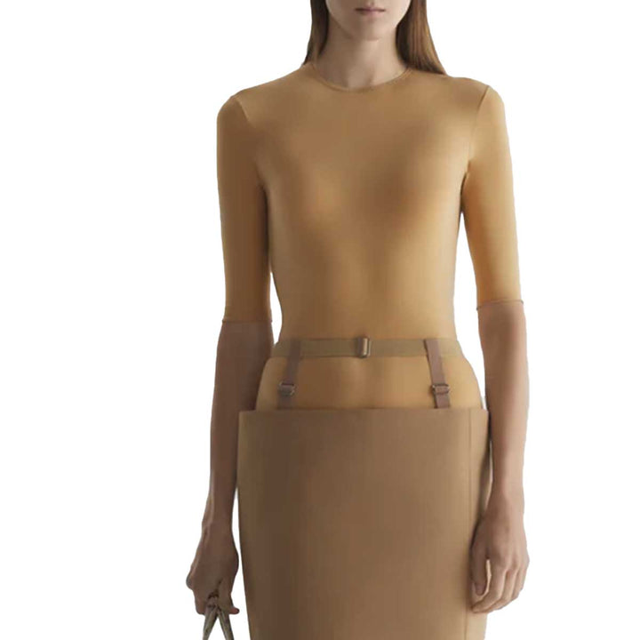 Mugler - Second skin jersey top