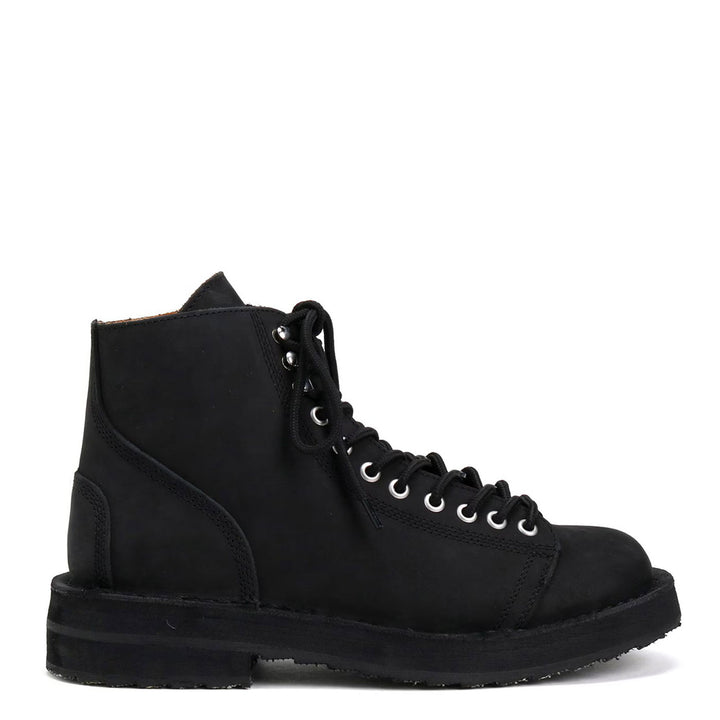 MAT SMOOTH LEATHER ZIP BIKER BOOTS