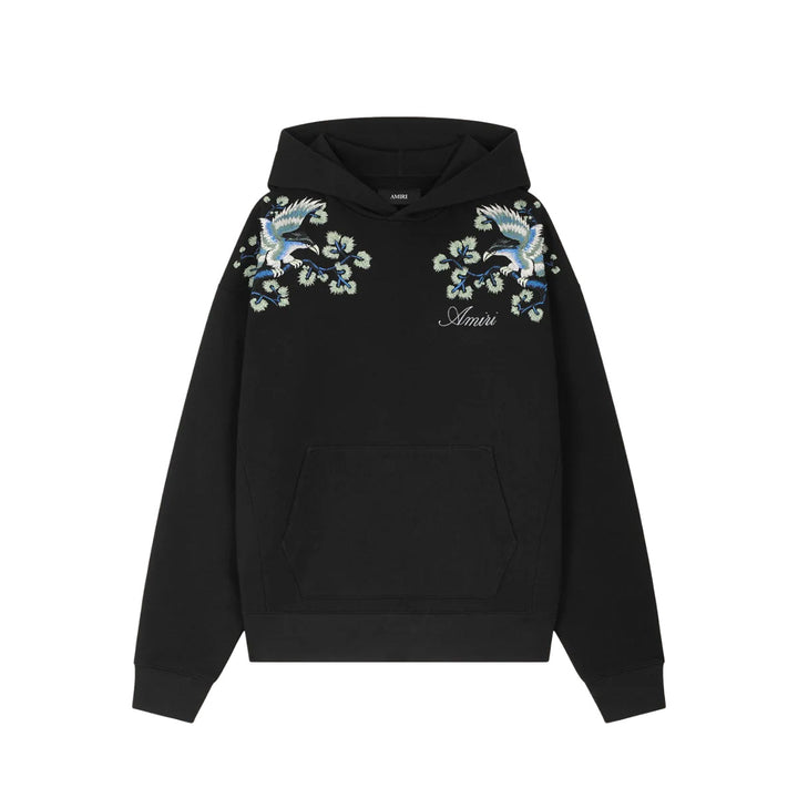 FLORAL EMBROIDERED HOODIE