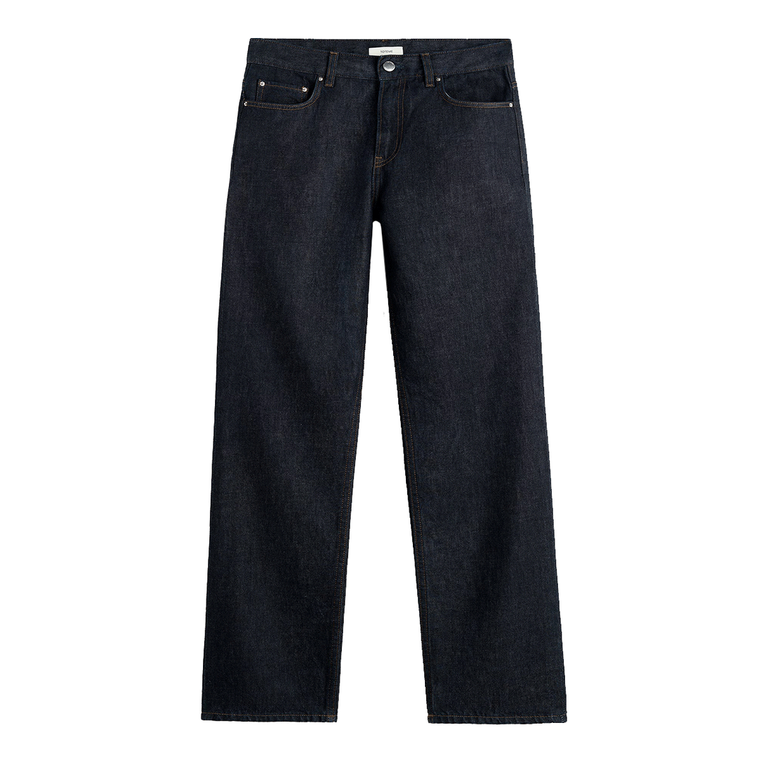 Low straight denim