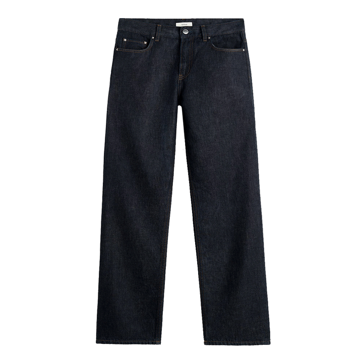 Low straight denim