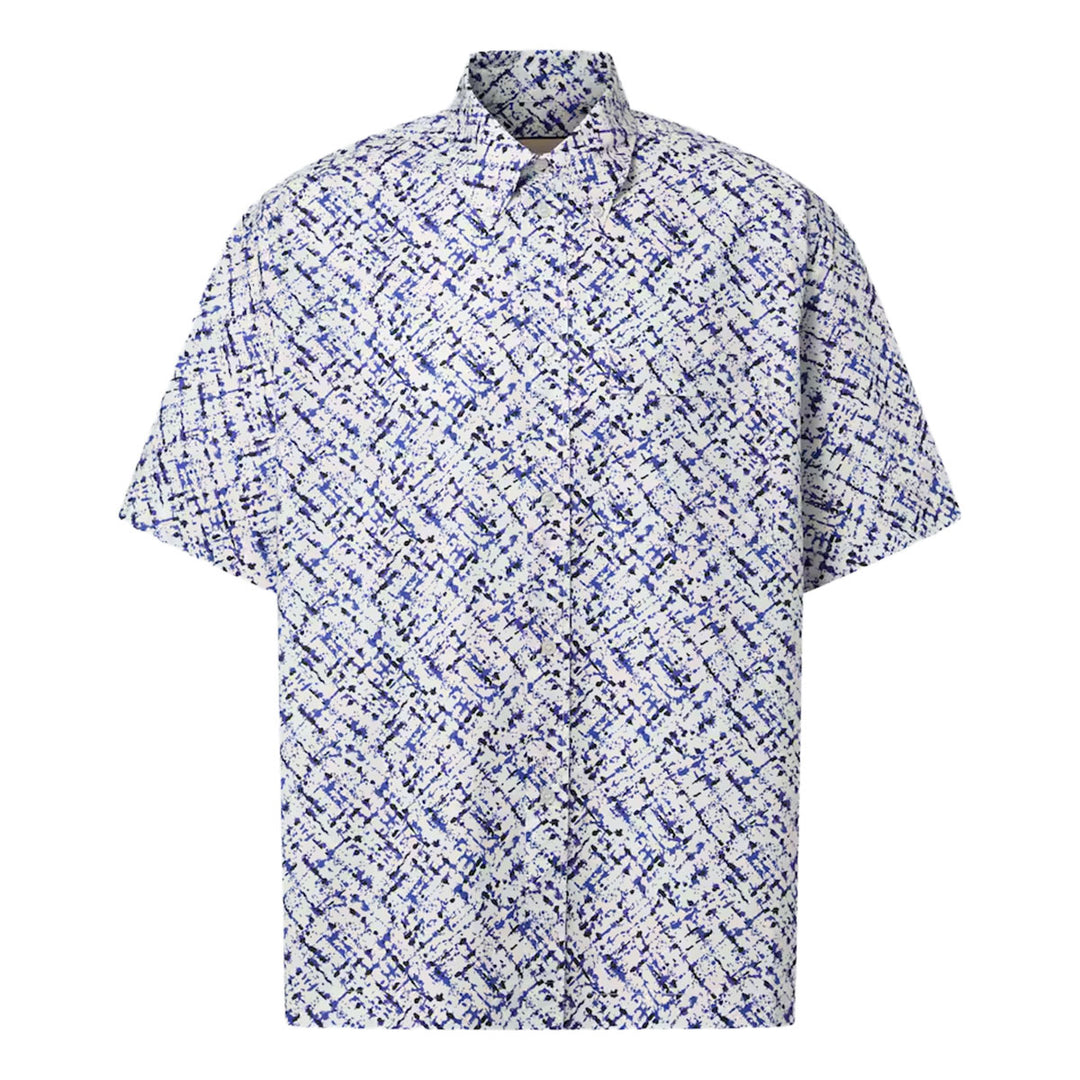 Plan C - プリントポプリンシャツ