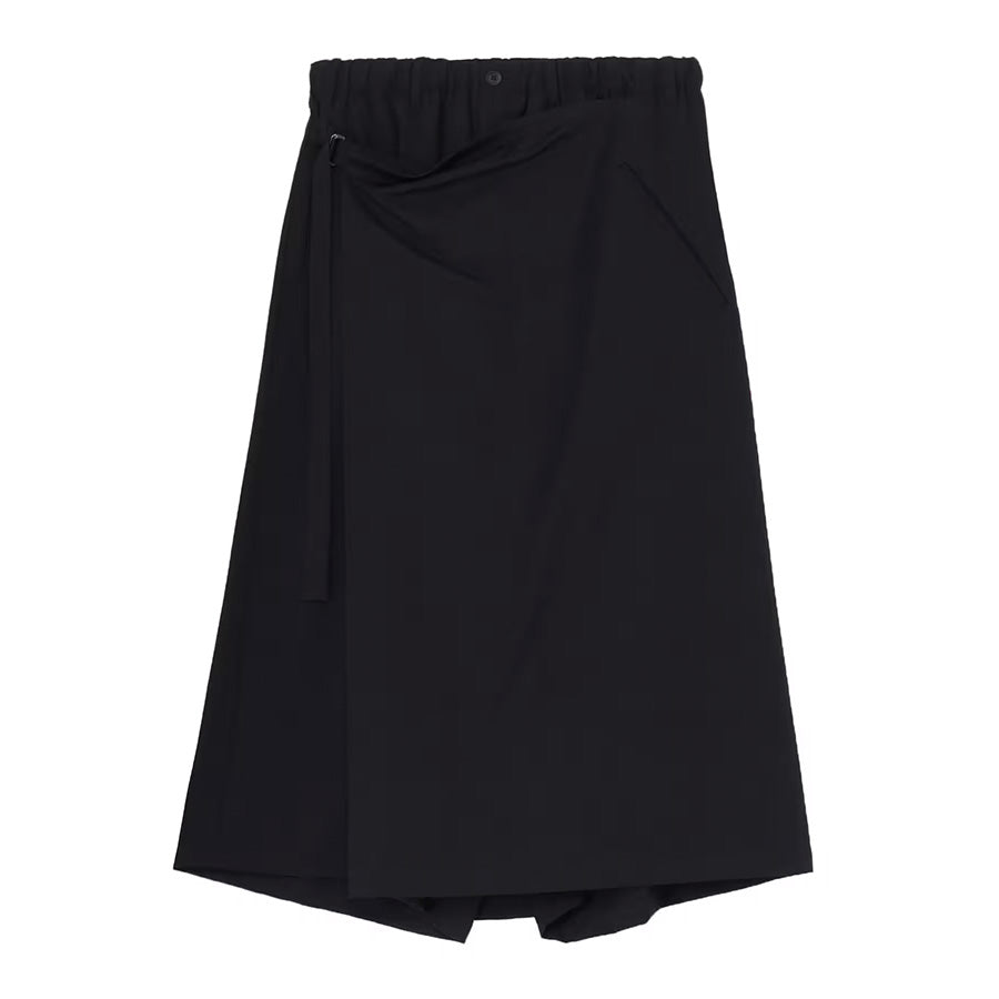 Yohji Yamamoto - WOOL GABARDINE WRAP PANTS