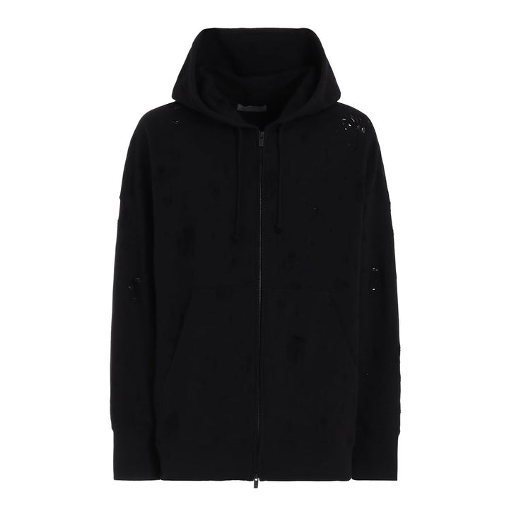 DAMAGED LINING YOKE HOODIE