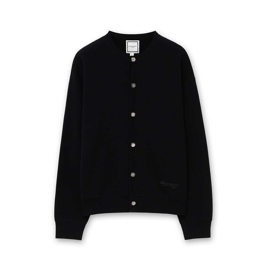 WOOYOUNGMI - Round Neck Wool Cardigan