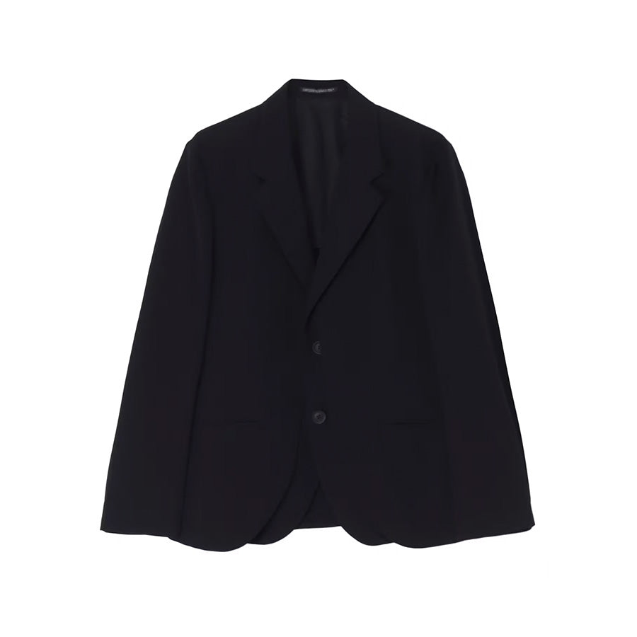 Yohji Yamamoto - WOOL GABARDINE DOUBLE FRONT JACKET