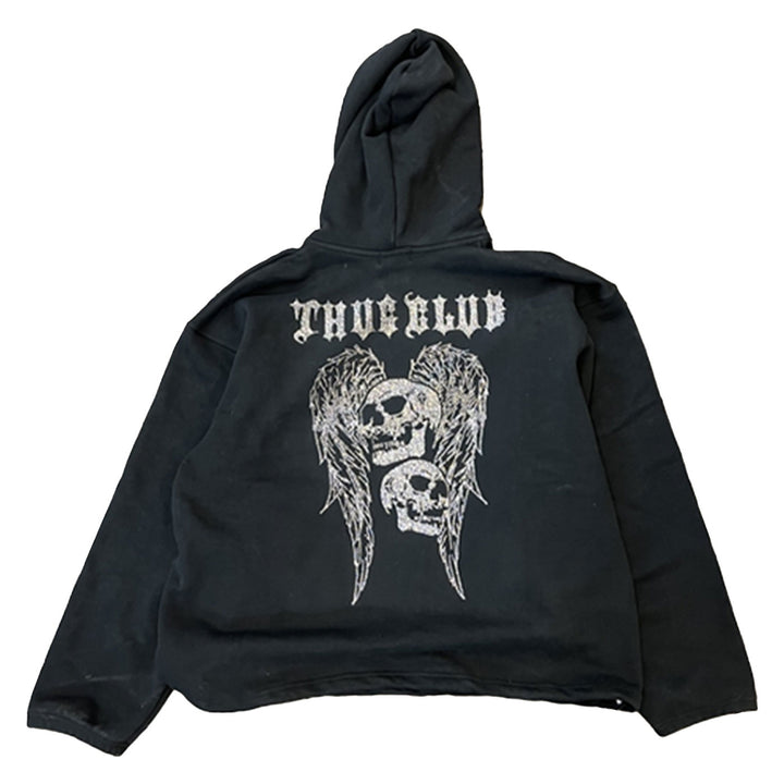 THUG CLUB - TC Angels Crystal Embellished Hoodie