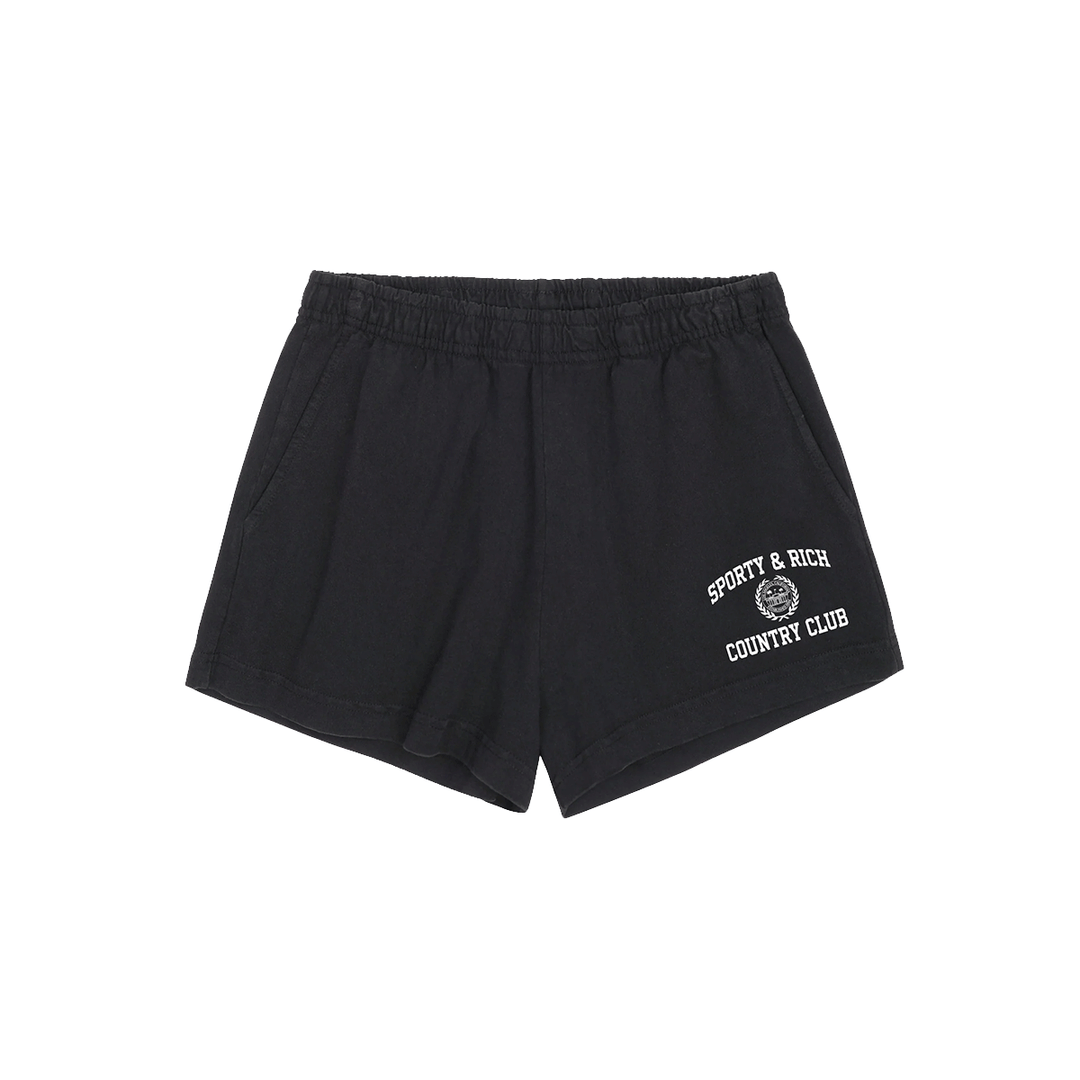 Varsity Crest Disco Short