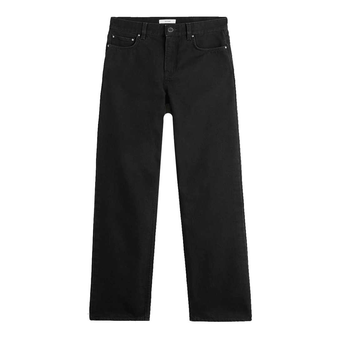 Low straight denim