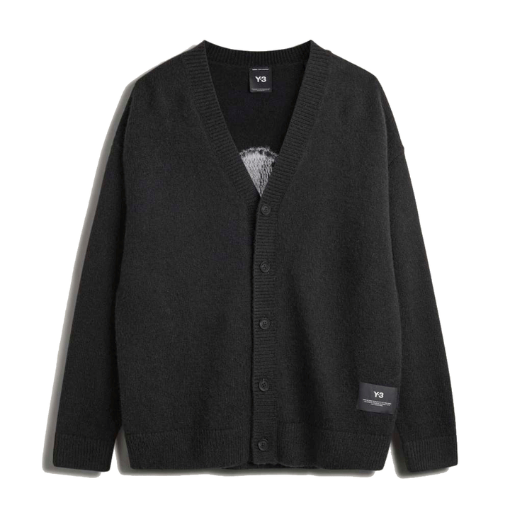 Y-3 CHITO GRAPHIC KNITTED CARDIGAN