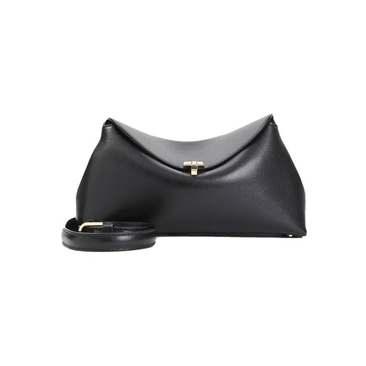 T-Lock Leather Clutch