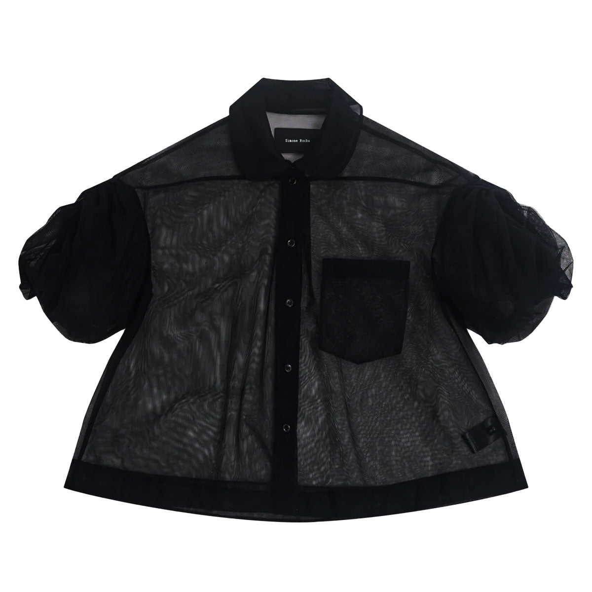 ◆Simone Rocha◆フェイクファー コットンジャージ トップス◆ Simone Rocha フェイクファー コットンジャージートップス