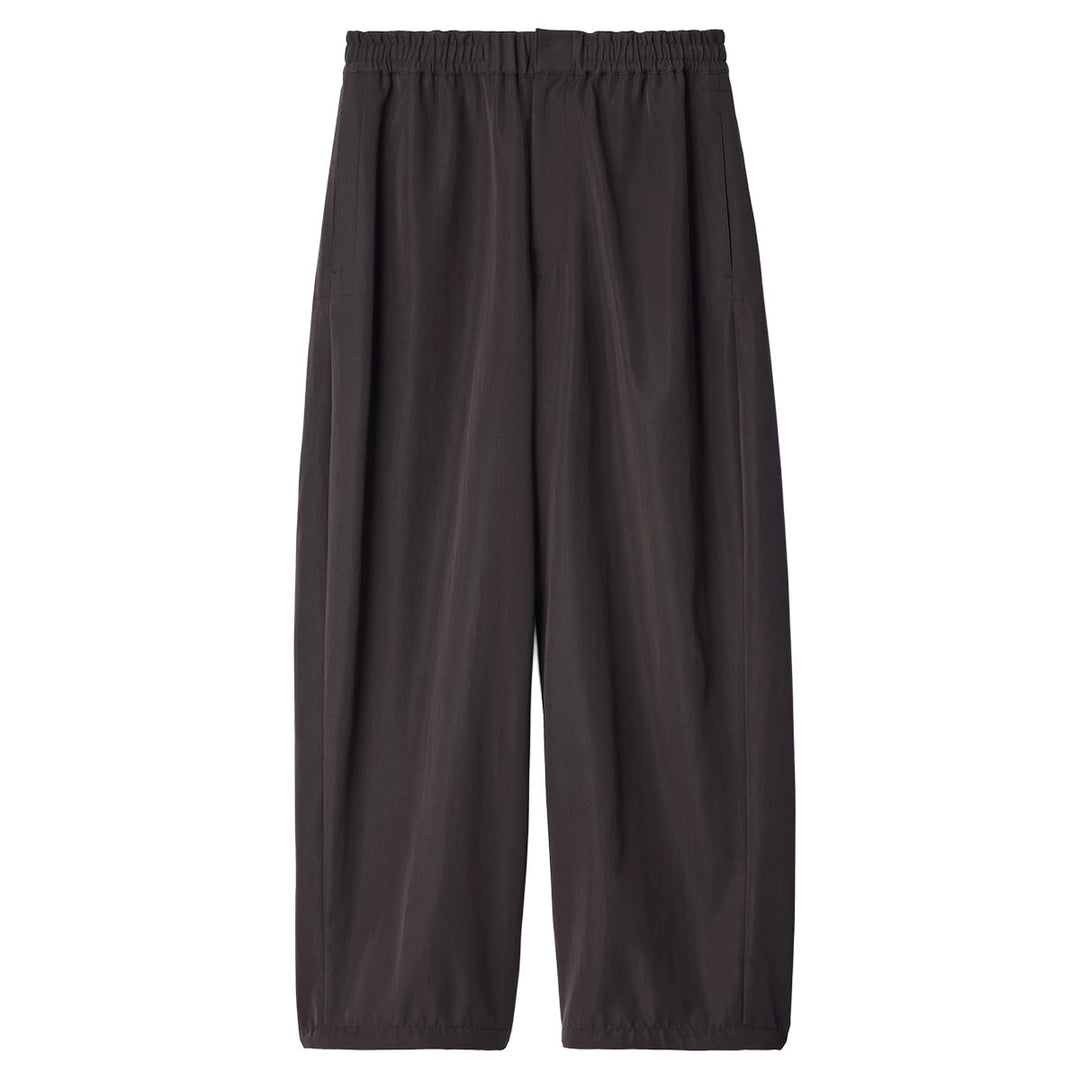 Wool gabardine jogger pants
