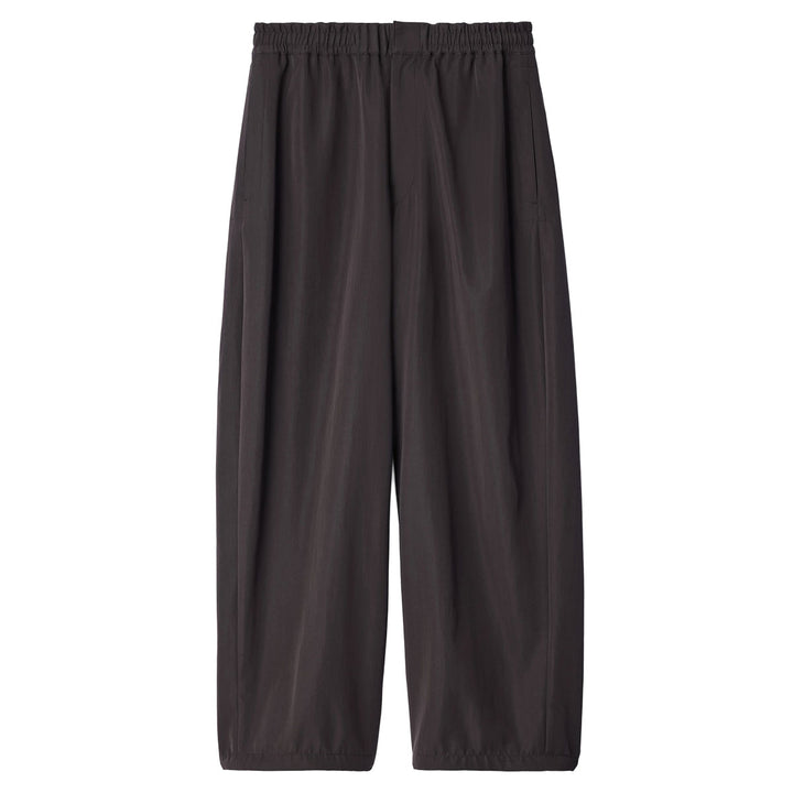 Wool gabardine jogger pants