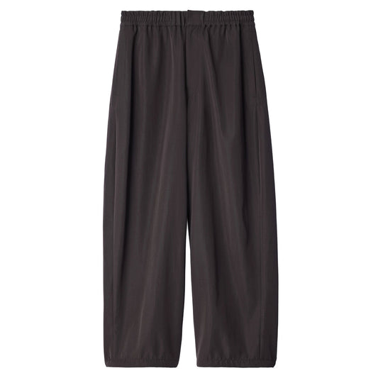 Wool gabardine jogger pants