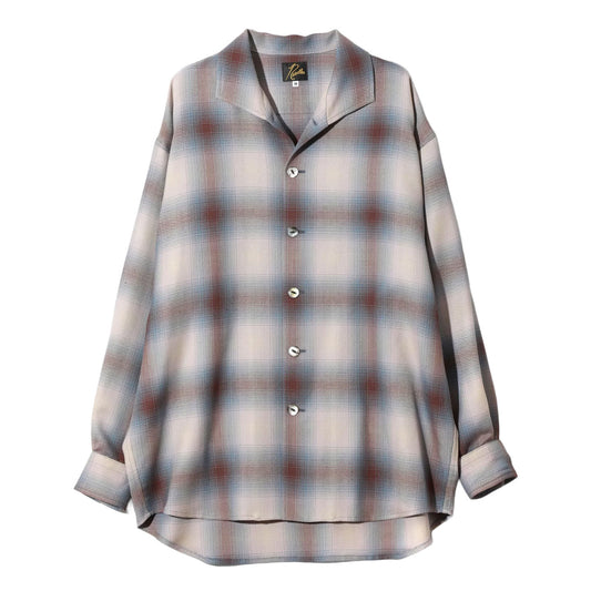 Windsor Collar Uncon Shirt - W/R Ombre Plaid