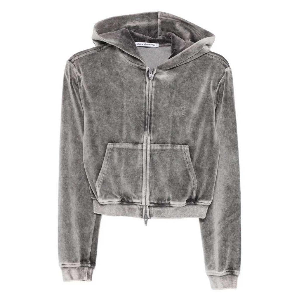 Alexander Wang (アレキサンダーワン) | SHRUNKEN ZIP-UP HOODIE