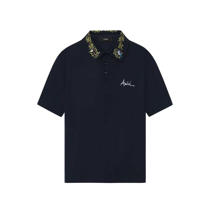 AMIRI - AMIRI FLORAL COLLAR POLO