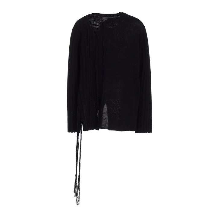 HANGING STRING LONG SLEEVE KNIT